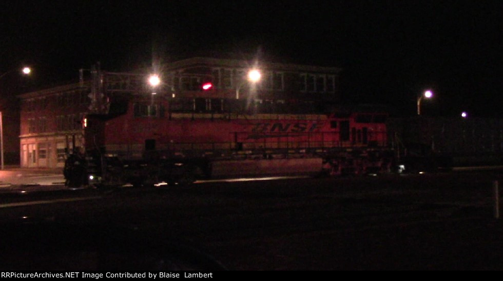 BNSF coal train DPU